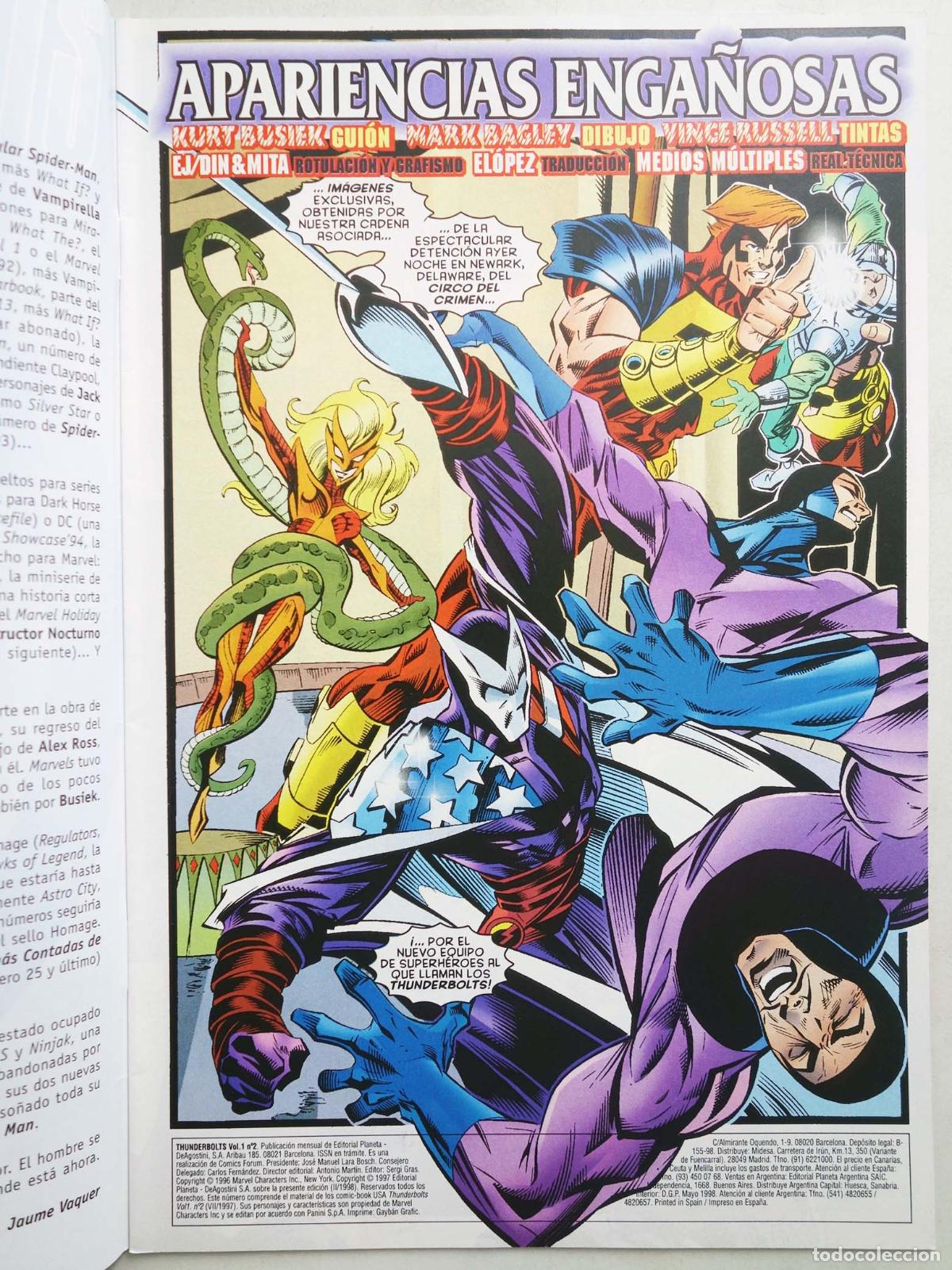 C&oacute;mics: THUNDERBOLTS VOL 1 2 (Mark Bagley) Forum, 1998 - Foto 3