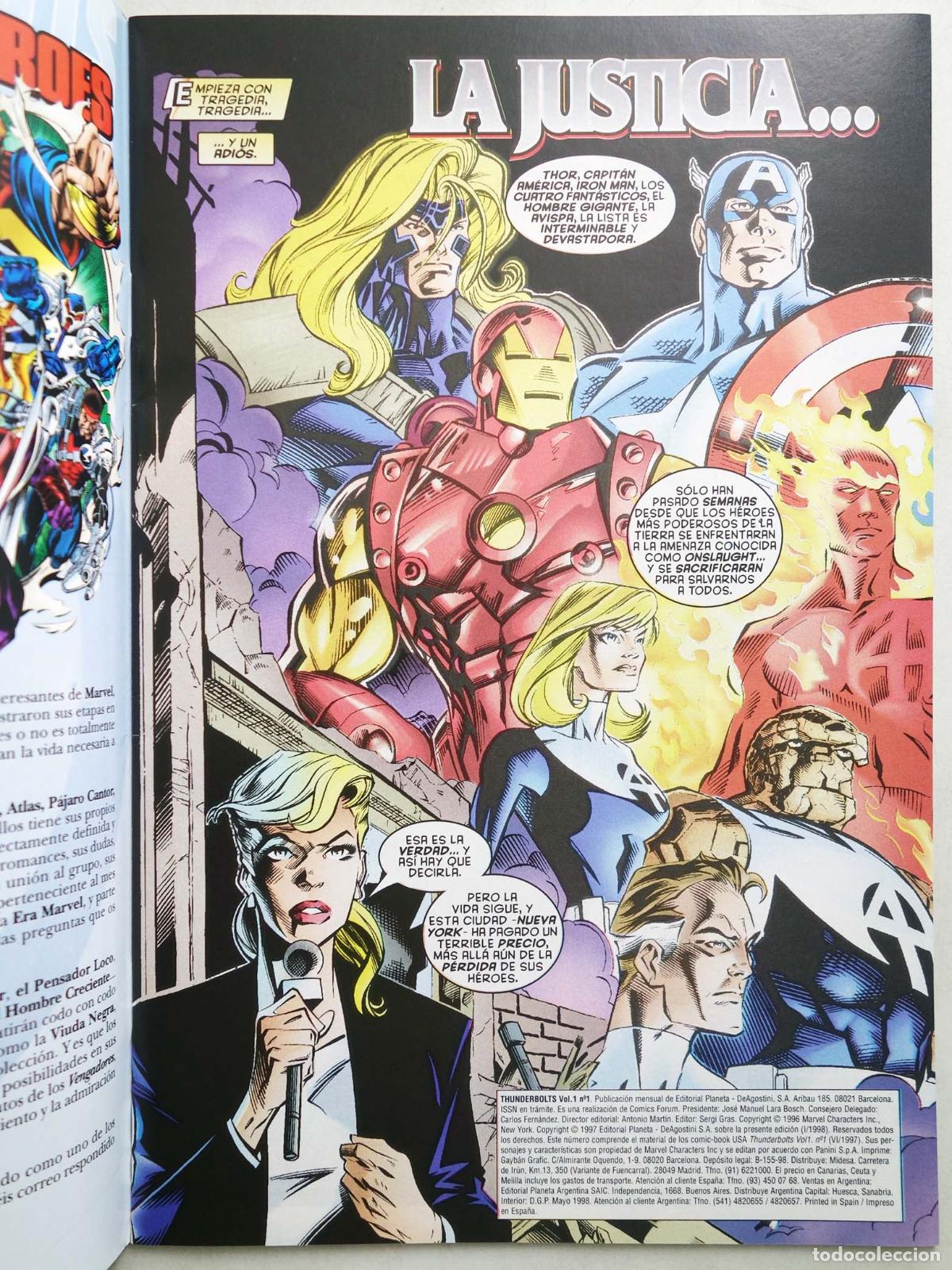 C&oacute;mics: THUNDERBOLTS VOL 1 1 (Mark Bagley) Forum, 1998 - Foto 3