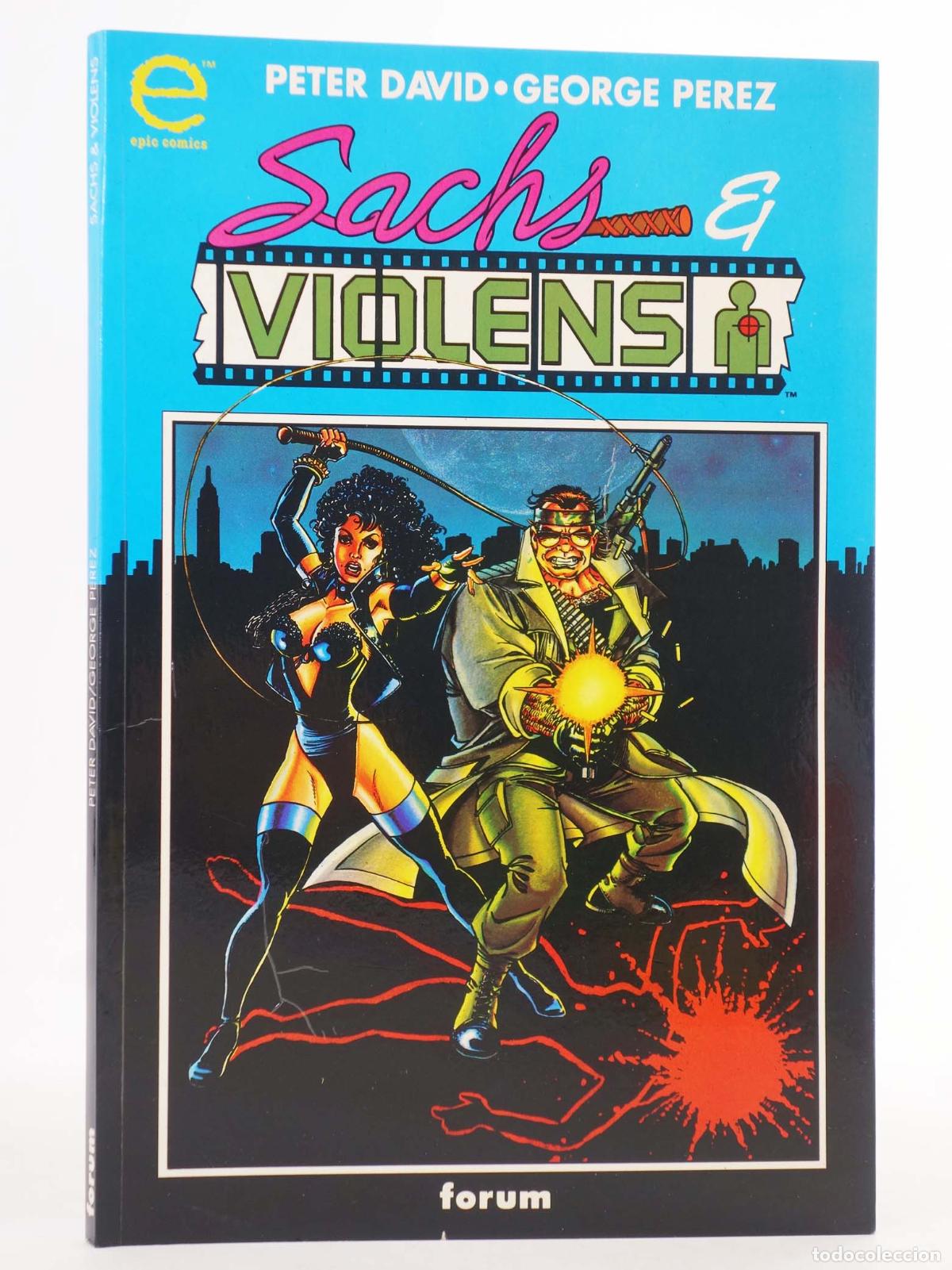 C&oacute;mics: LIBROS EPIC 3. SACHS AND VIOLENS (Peter David/George Perez) Forum, 1994