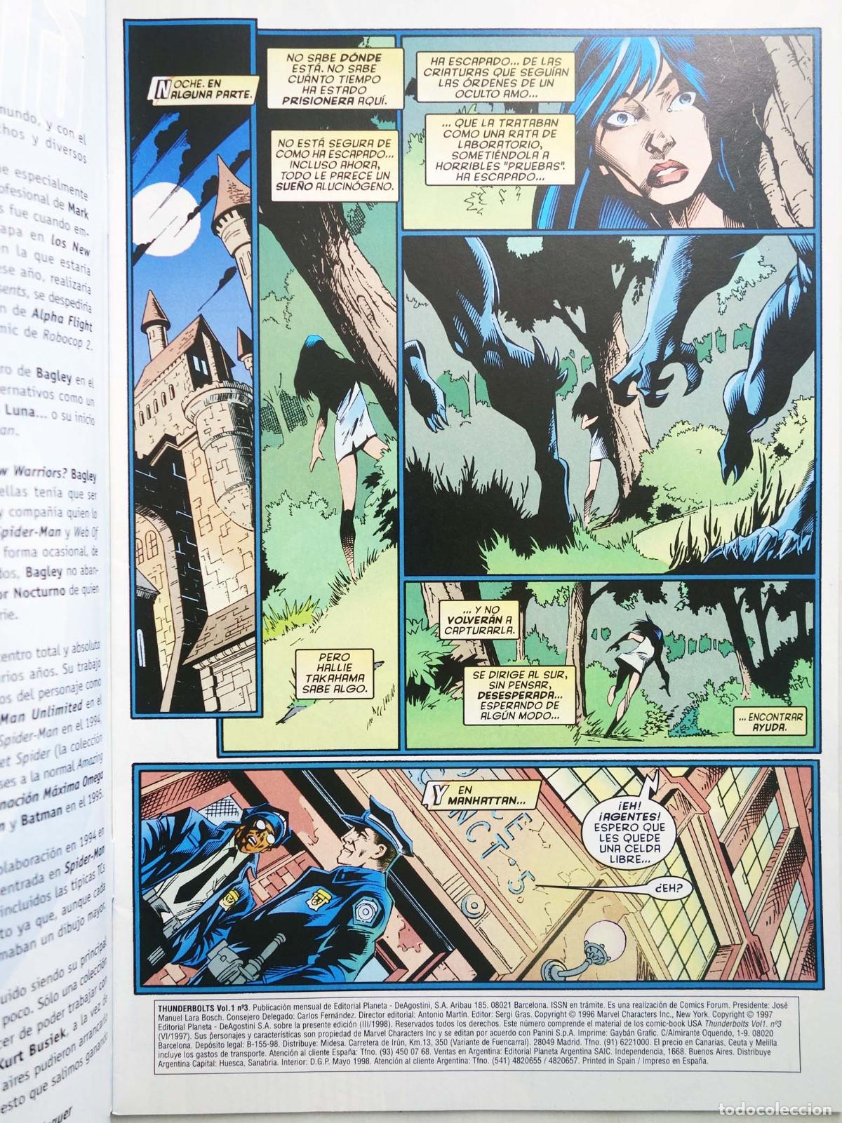 C&oacute;mics: THUNDERBOLTS VOL 1 3 (Mark Bagley) Forum, 1998 - Foto 3