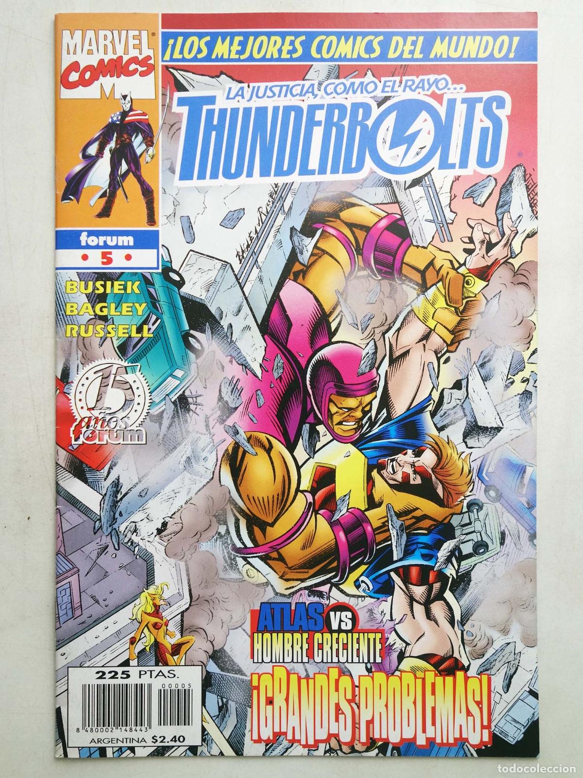 C&oacute;mics: THUNDERBOLTS VOL 1 5 (Kurt Busiek/Mark Bagley) Forum, 1998