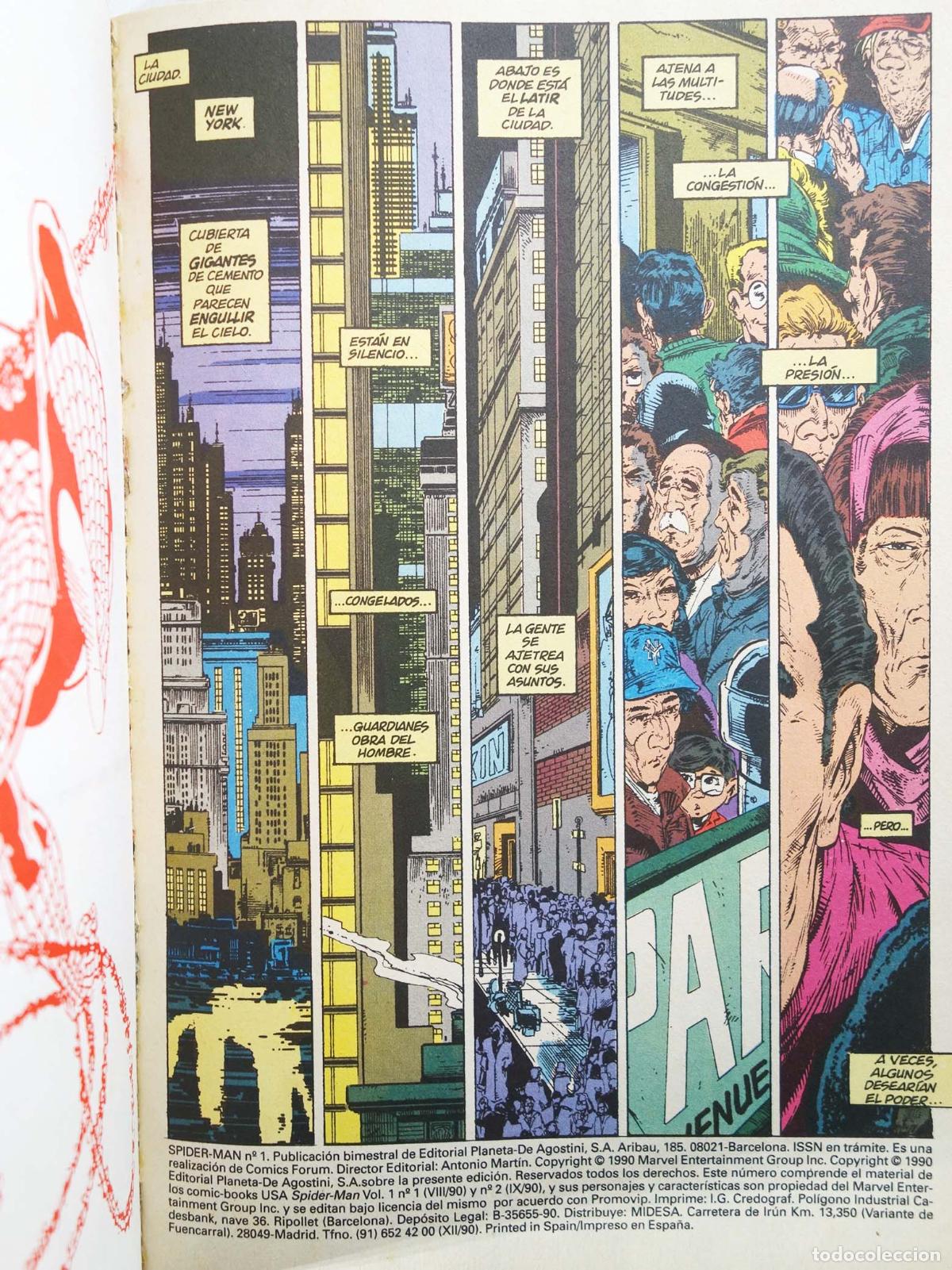 C&oacute;mics: SPIDERMAN TODD MCFARLANE 1 A 10. COMPLETA (Todd Mcfarlane) Forum, 1990 - Foto 6