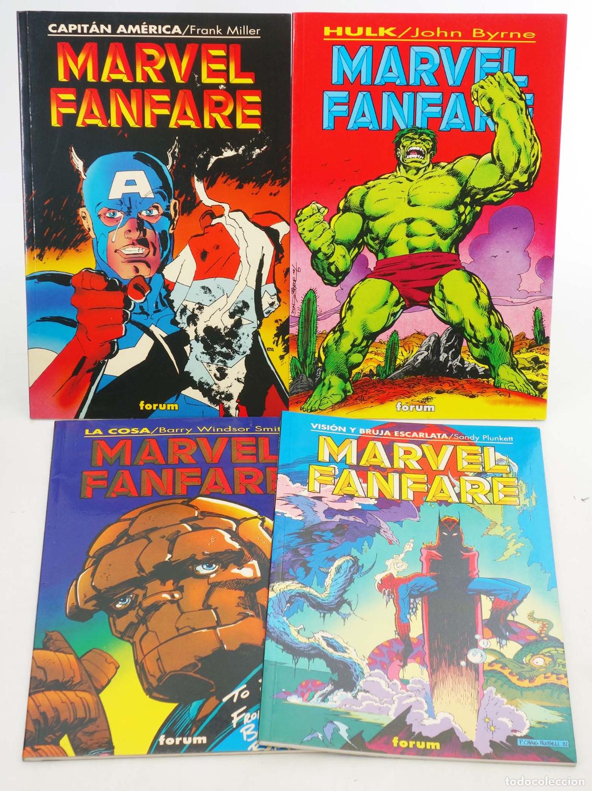 C&oacute;mics: MARVEL FANFARE 1 A 4. COMPLETA. Forum, 1995