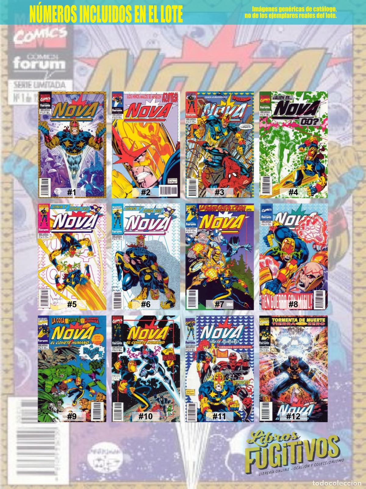 C&oacute;mics: NOVA 1 A 12. COMPLETA EN UN RETAPADO. Forum, 1994 - Foto 3