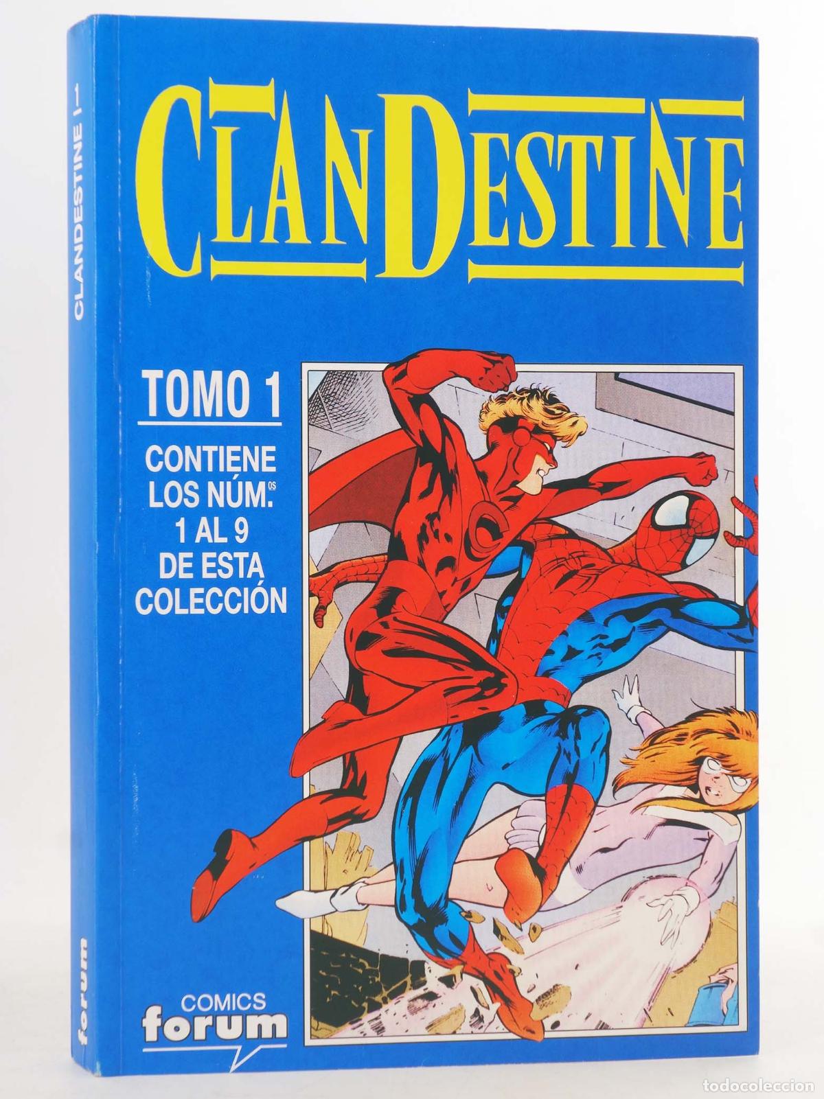 C&oacute;mics: CLANDESTINE MARVEL UK 1 A 9. COMPLETA EN UN RETAPADO. Forum, 1995