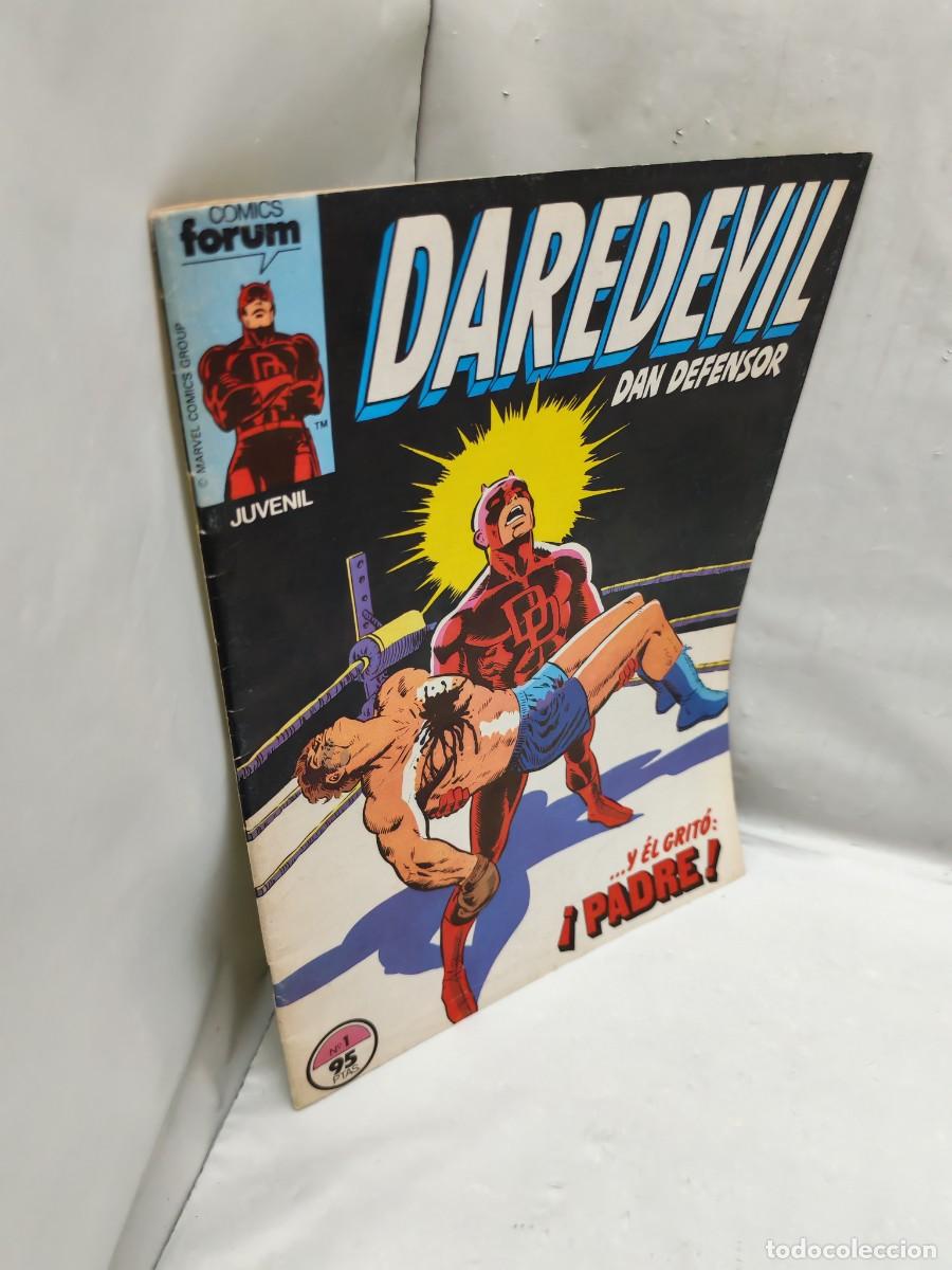 C&oacute;mics: DAREDEVIL (Dan Defensor), No. 1: y &eacute;l grit&oacute; PADRE (Primera edici&oacute;n, F&oacute;rum 1983) - Foto 4