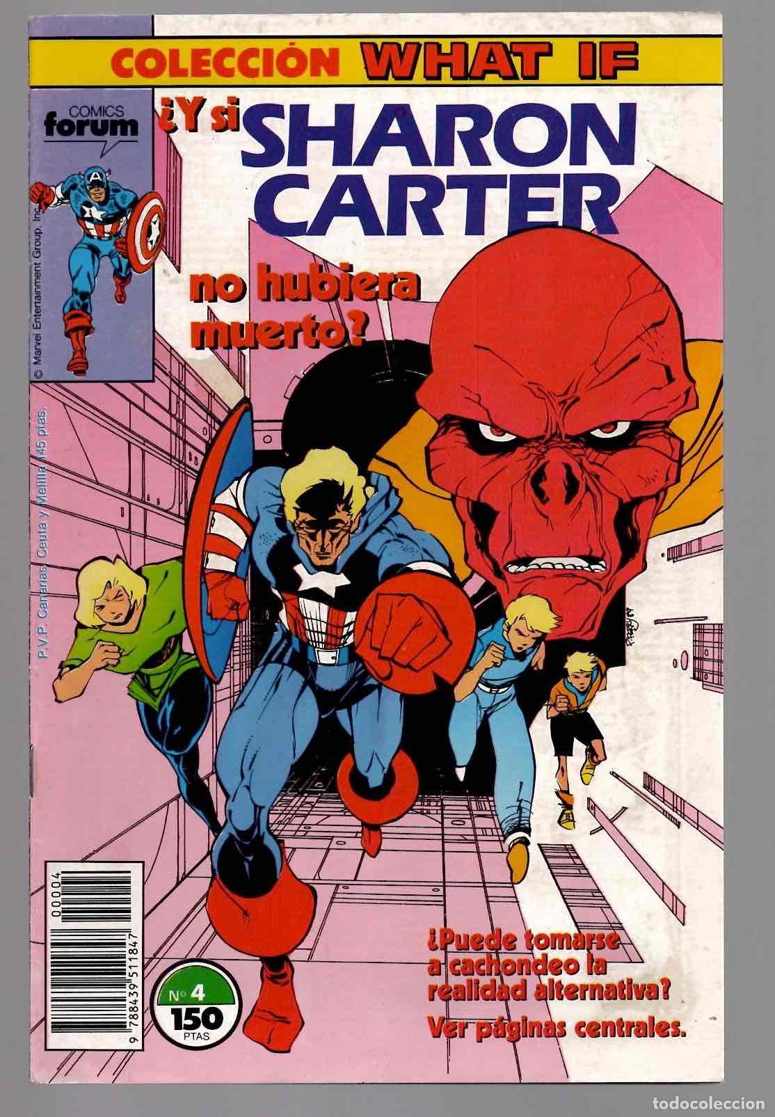 C&oacute;mics: COLECCION WHAT IF 4 &iquest;Y SI SHARON CARTER NO HUBIERA MUERTO? CON POSTER. FORUM PLANETA 1989