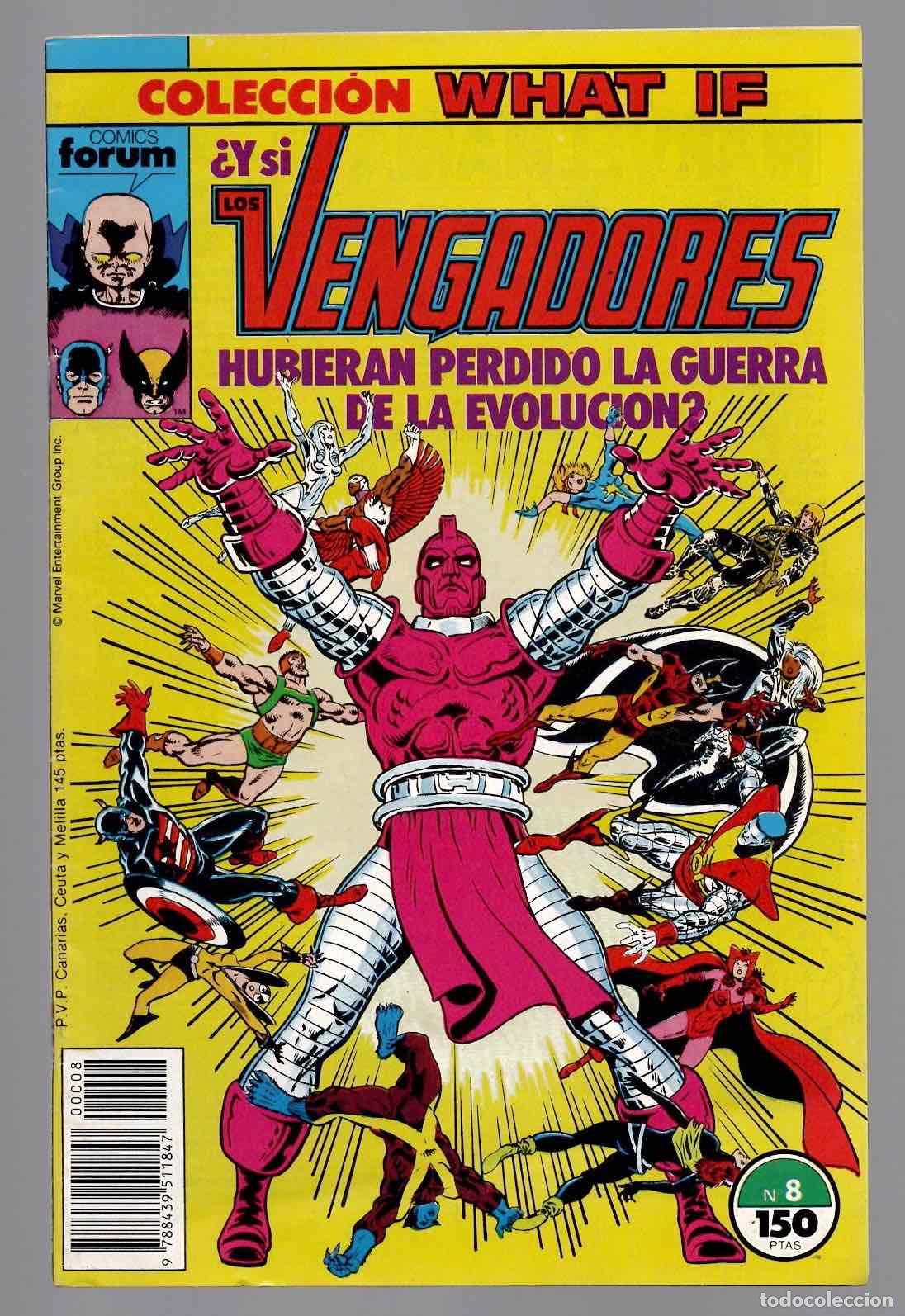 C&oacute;mics: COLECCION WHAT IF 8 &iquest;Y SI LOS VENGADORES HUBIERAN PERDIDO LA GUERRA DE LA EVOLUCION? SIN POSTER.
