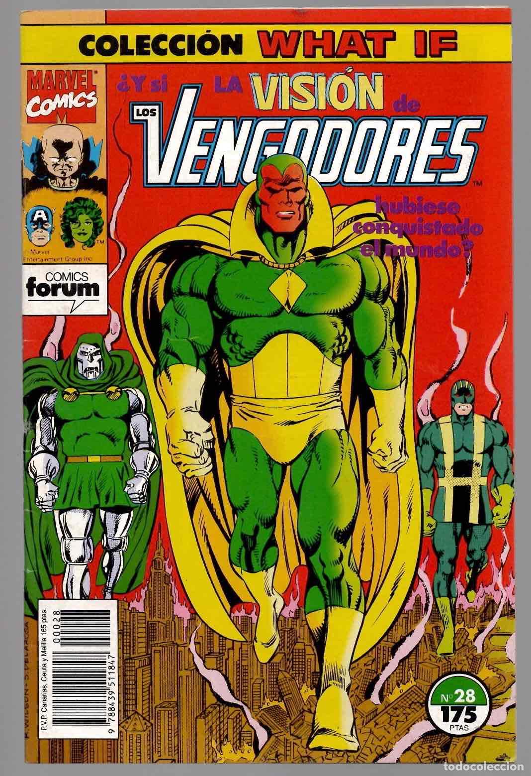 C&oacute;mics: COLECCION WHAT IF 28 &iquest;Y SI LA VISION DE LOS VENGADORES HUBIESE CONQUISTADO EL MUNDO? SIN POSTER