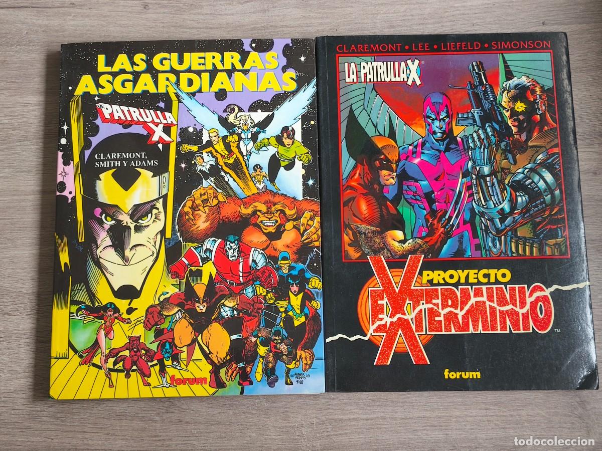 C&oacute;mics: Lote 2 tomos C&oacute;mics Obras Maestras Marvel Patrulla Xl, 10&ordm; aniversario Forum, Planeta 1991/1992. N&uacute;m