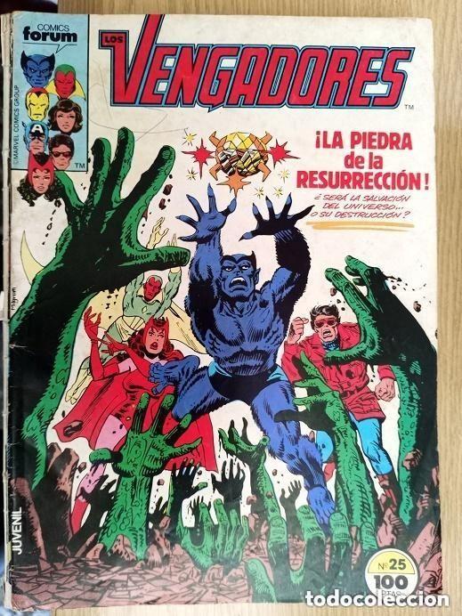C&oacute;mics: LOS VENGADORES N 25 - LA PIEDRA DE LA RESURRECCION -- ED. FORUM