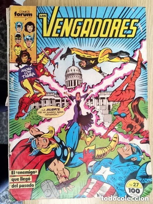 C&oacute;mics: LOS VENGADORES N 27 - EL ENEMIGO QUE LLEGO DEL PASADO --AHORA CON TIGRA ED. FORUM