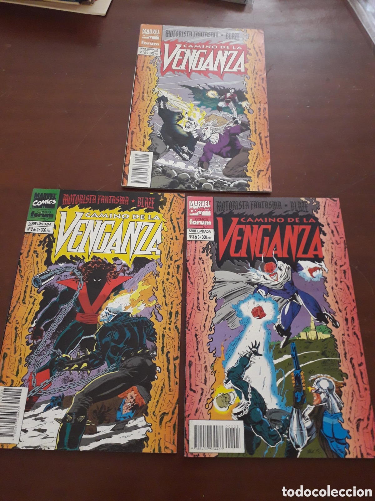 C&oacute;mics: MOTORISTA FANTASMA. CAMINO DE LA VENGANZA. 3 N&Uacute;MEROS. COMPLETA