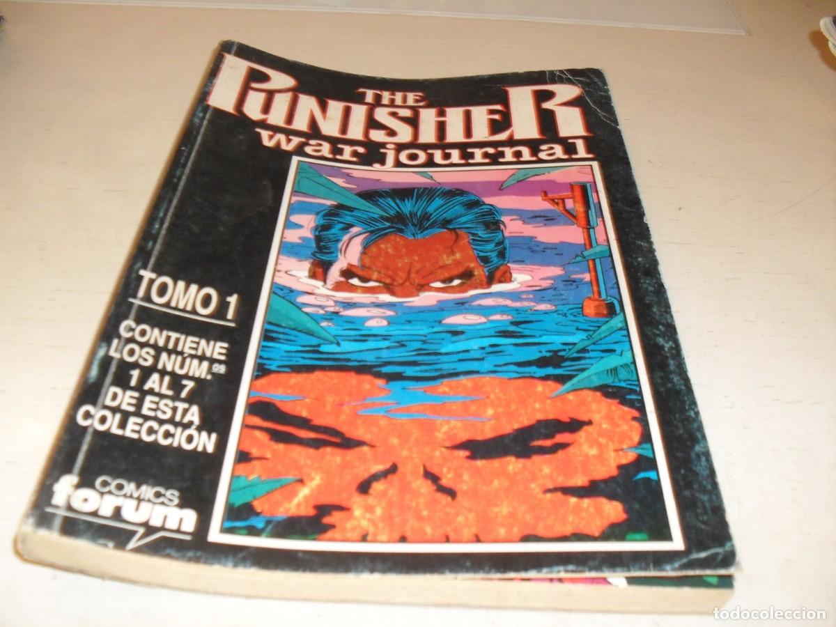 Comics: RETAPADO THE PUNISHER WAR JOURNAL,CON N&ordm; 1 AL 7,CON SUS CUBIERTAS.EDITA FORUM,1992