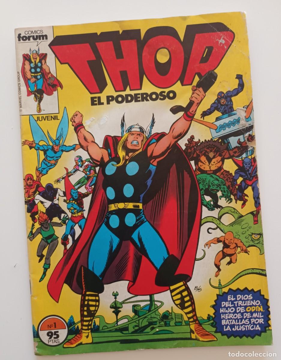 Comics: Thor n&ordm; 1 de Forum. 1983. Estado regular, sobre todo portadas