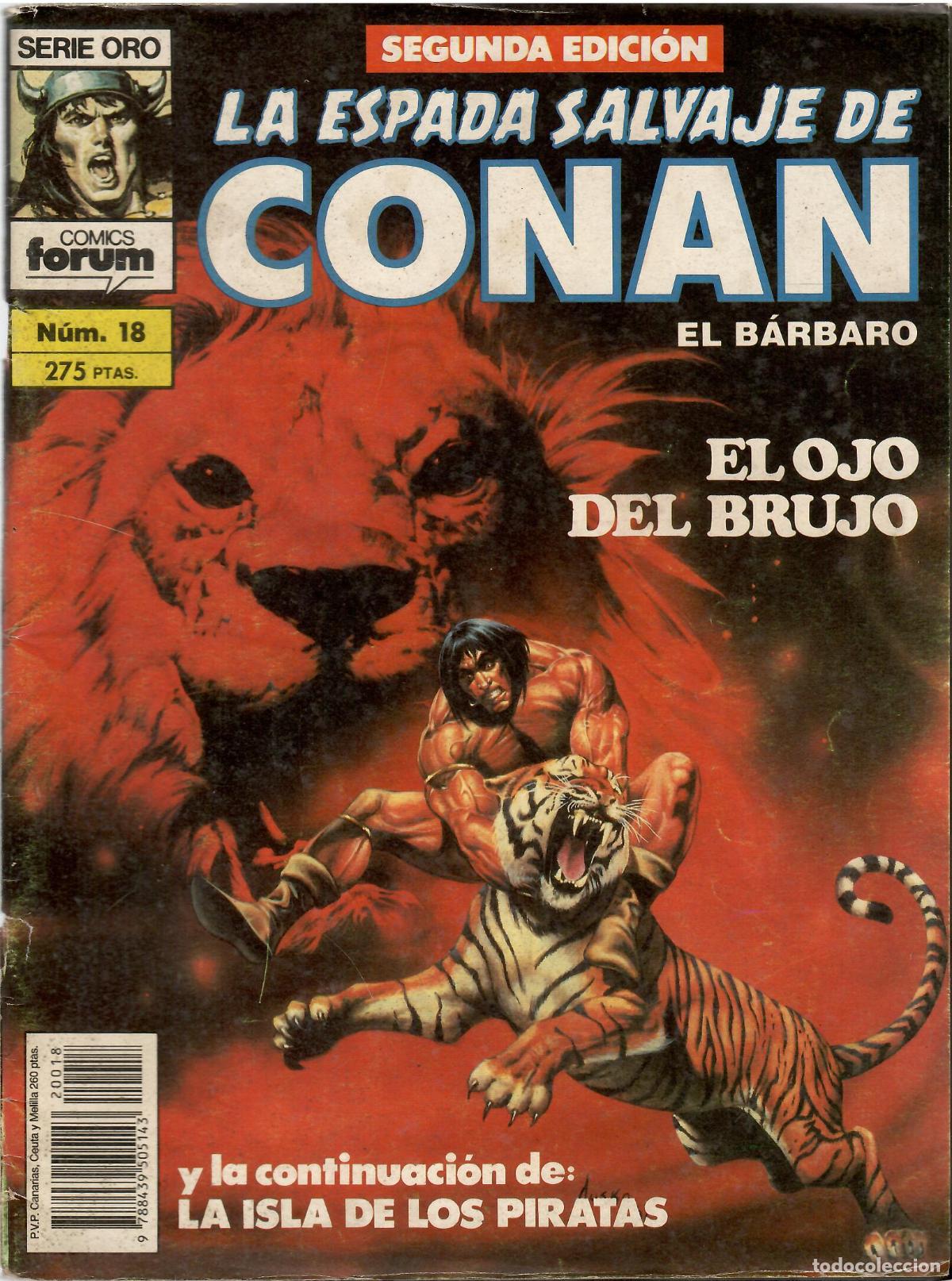 C&oacute;mics: Comic La espada salvaje de Conan el barbaro, Serie Oro, n&ordm; 18 (2&ordf; edicion) - Comics Forum