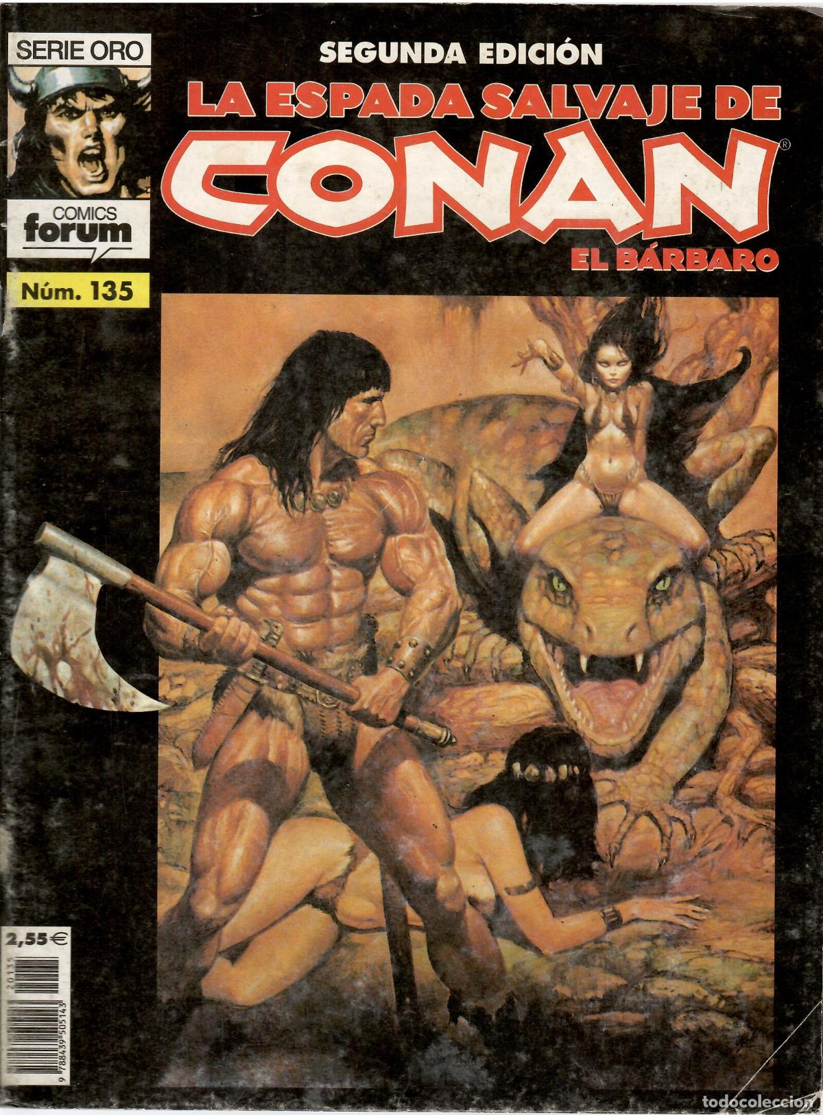 C&oacute;mics: Comic La espada salvaje de Conan el barbaro, Serie Oro, n&ordm; 135 (2&ordf; edicion) - Comics Forum
