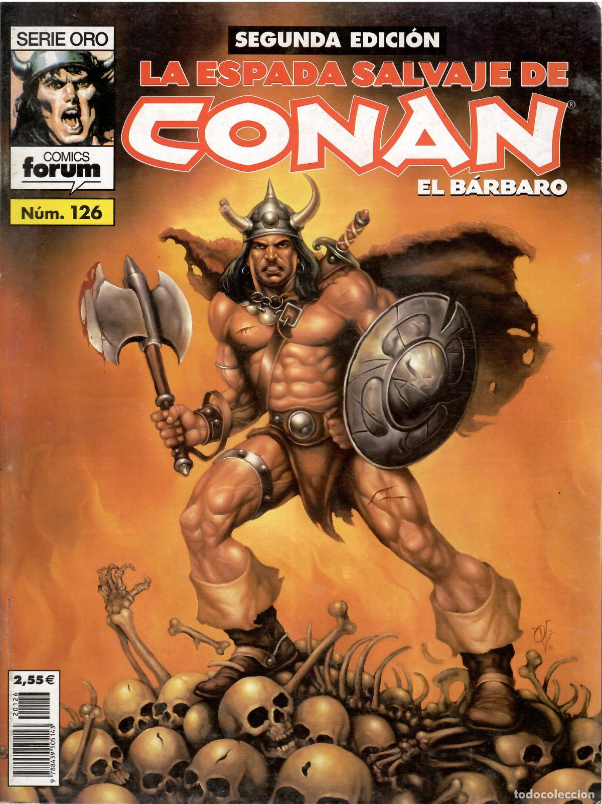 C&oacute;mics: Comic La espada salvaje de Conan el barbaro, Serie Oro, n&ordm; 126 (2&ordf; edicion) - Comics Forum