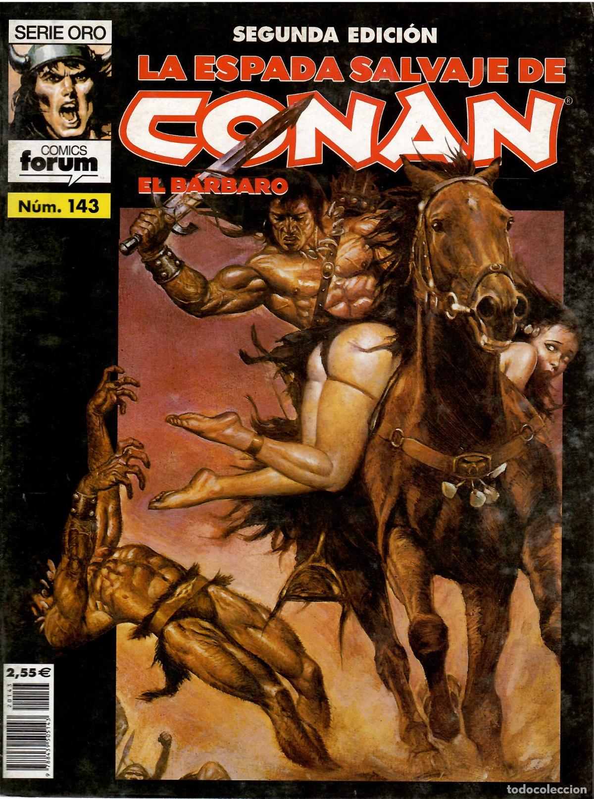 C&oacute;mics: Comic La espada salvaje de Conan el barbaro, Serie Oro, n&ordm; 143 (2&ordf; edicion) - Comics Forum
