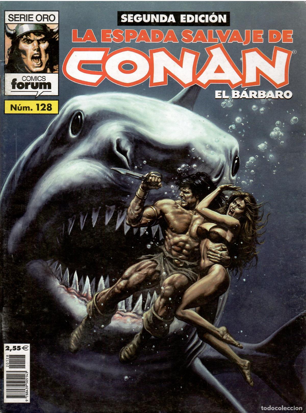 C&oacute;mics: Comic La espada salvaje de Conan el barbaro, Serie Oro, n&ordm; 128 (2&ordf; edicion) - Comics Forum