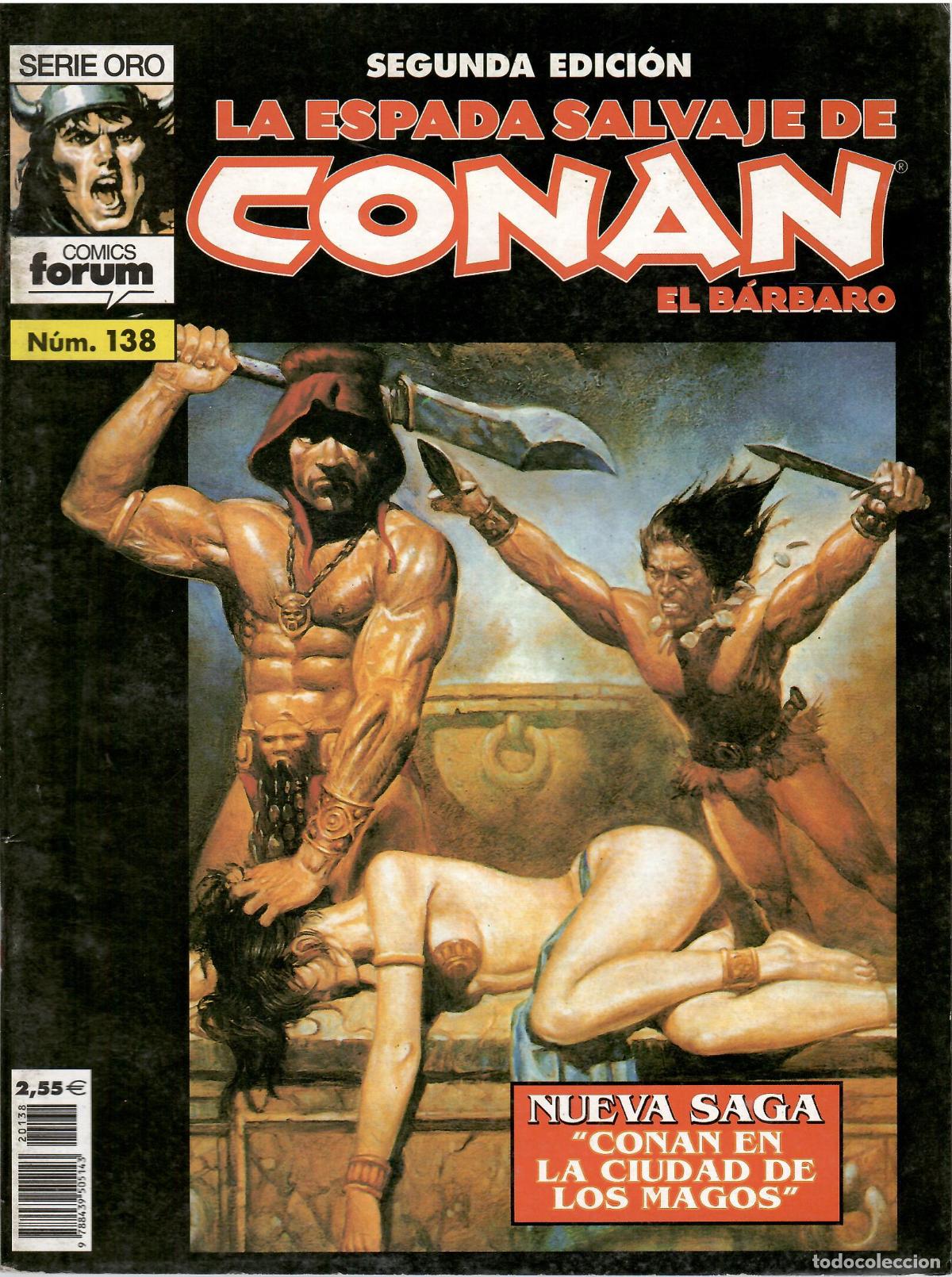 C&oacute;mics: Comic La espada salvaje de Conan el barbaro, Serie Oro, n&ordm; 138 (2&ordf; edicion) - Comics Forum