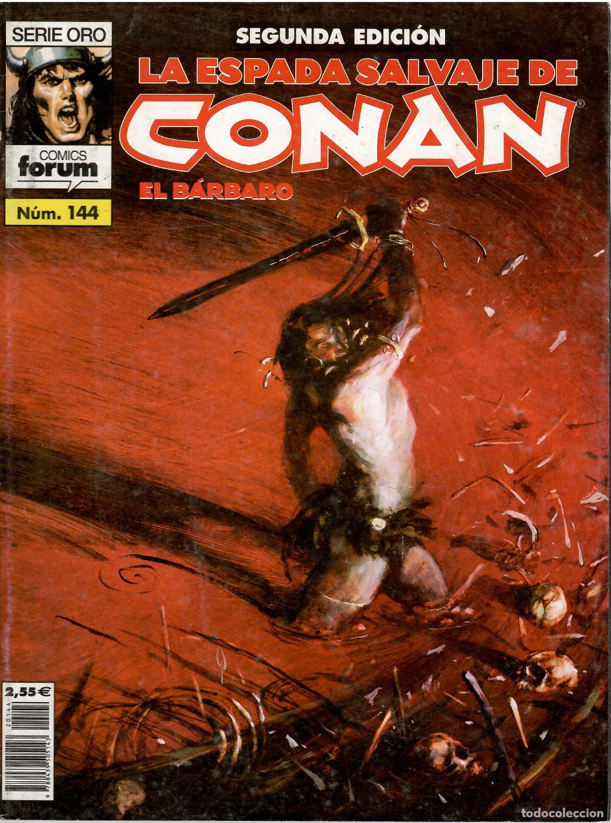 C&oacute;mics: Comic La espada salvaje de Conan el barbaro, Serie Oro, n&ordm; 144 (2&ordf; edicion) - Comics Forum