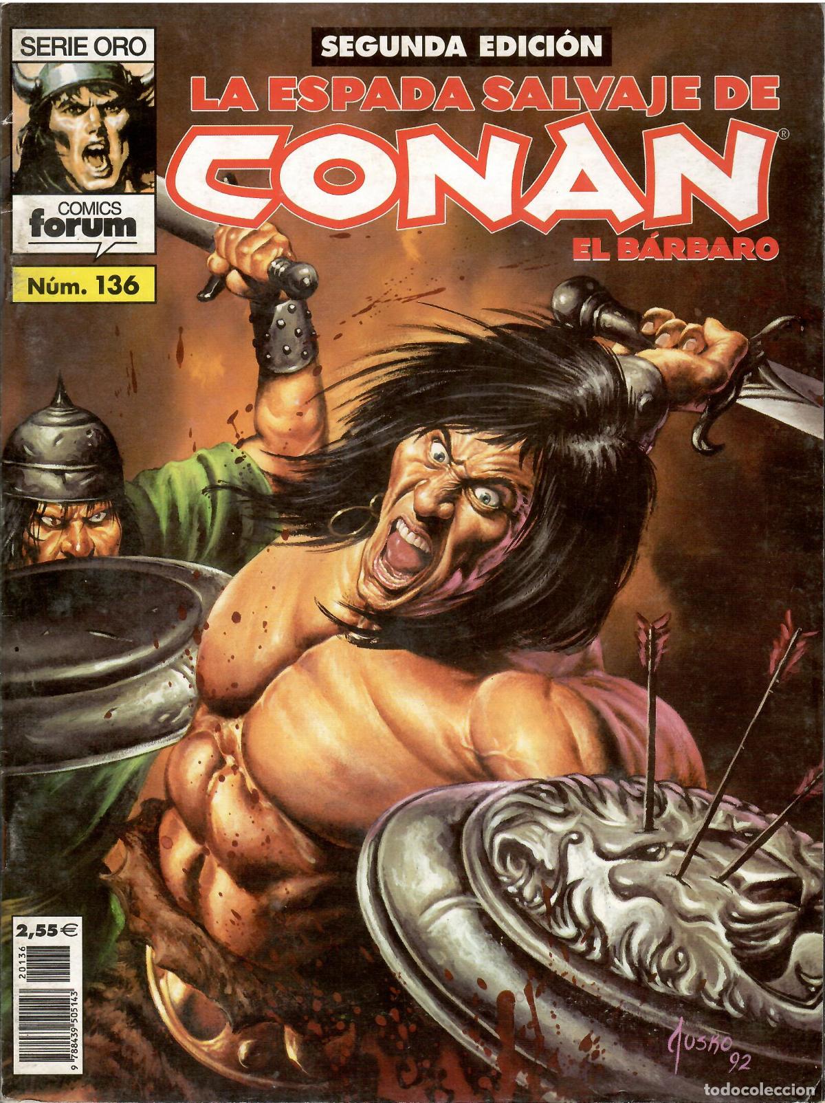 C&oacute;mics: Comic La espada salvaje de Conan el barbaro, Serie Oro, n&ordm; 136 (2&ordf; edicion) - Comics Forum