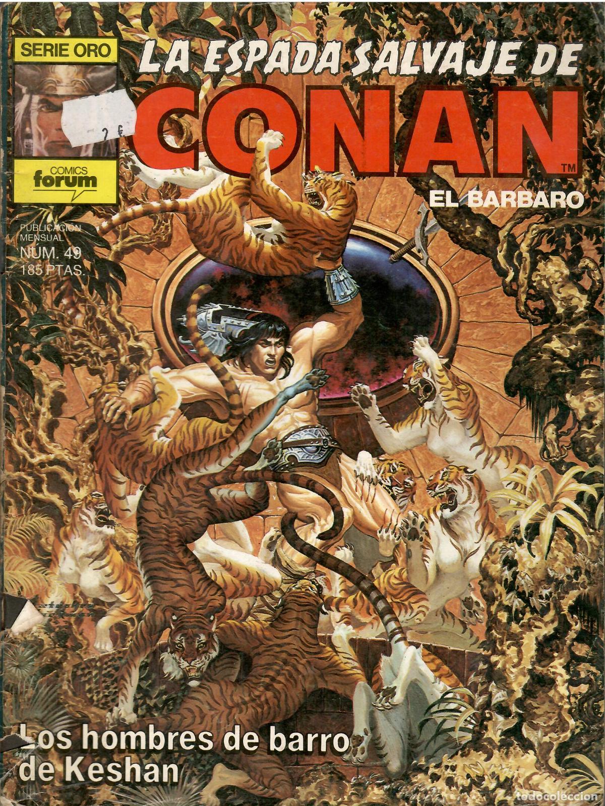 C&oacute;mics: Comic La espada salvaje de Conan el barbaro, Serie Oro, n&ordm; 49 - Comics Forum