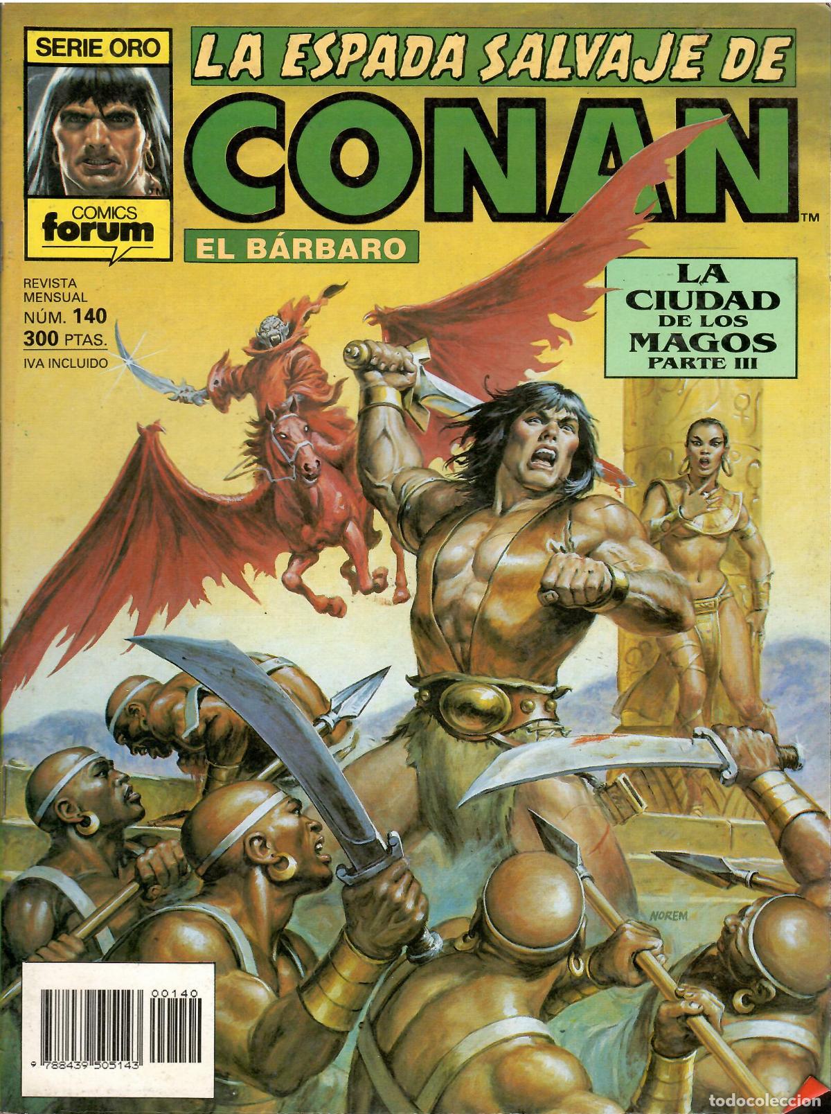 C&oacute;mics: Comic La espada salvaje de Conan el barbaro, Serie Oro, n&ordm; 140 - Comics Forum
