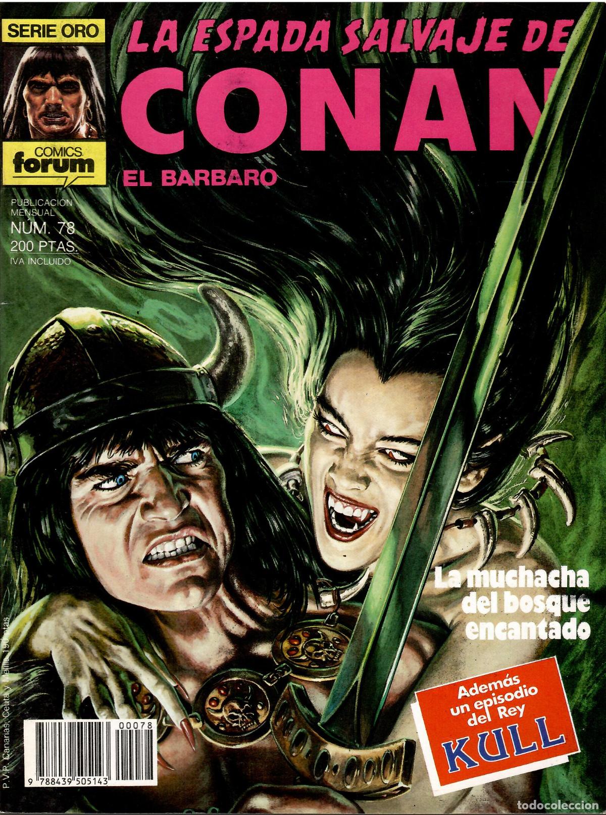 C&oacute;mics: Comic La espada salvaje de Conan el barbaro, Serie Oro, n&ordm; 78 - Comics Forum