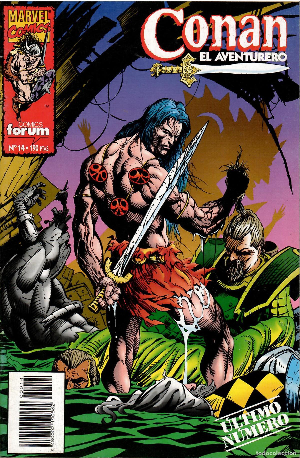 C&oacute;mics: Comic Conan el aventurero, n&ordm; 14 (ultimo numero) - Marvel Comics Forum
