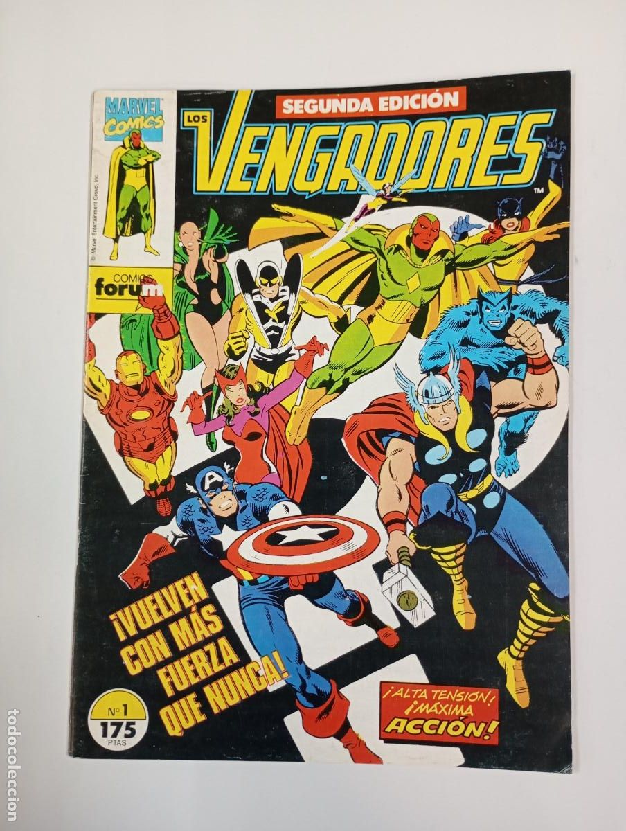 C&oacute;mics: LOS VENGADORES N&ordm; 1. MARVEL COMICS FORUM. TDKR92 - Foto 1
