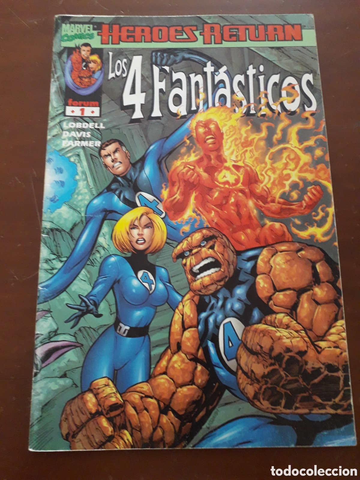 C&oacute;mics: LOS 4 FANTASTICOS N&Uacute;MERO 1. H&Eacute;ROES RETURN