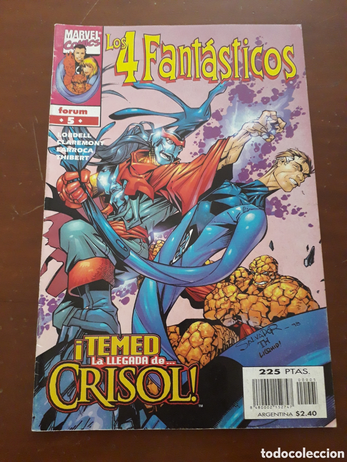 C&oacute;mics: LOS 4 FANTASTICOS N&Uacute;MERO 5. H&Eacute;ROES RETURN