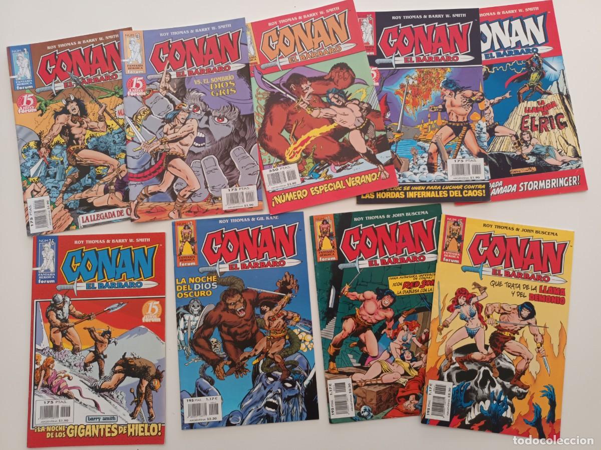 C&oacute;mics: Conan el b&aacute;rbaro, selecci&oacute;n de n&uacute;meros de la colecci&oacute;n hist&oacute;rica de Forum. Barry Smith, John Buscema