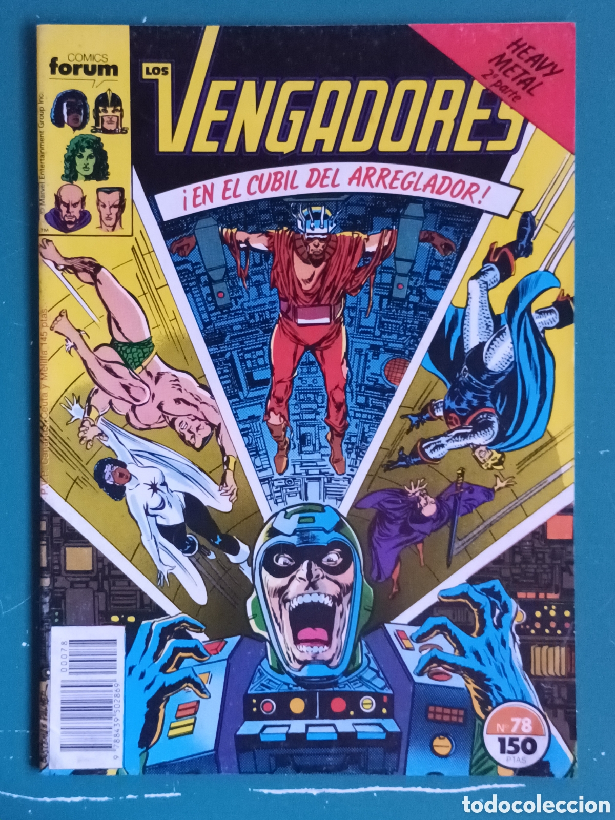 C&oacute;mics: Los Vengadores vol.1 N&ordm; 78 FORUM - MARVEL 1989