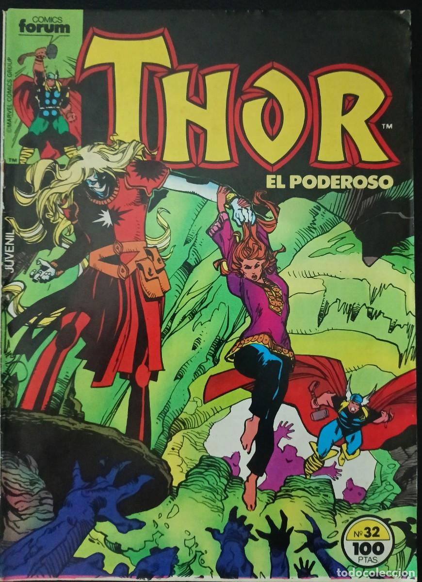 Comics: THOR-EL PODEROSO-FORUM- N&ordm; 32 -&iexcl;CACER&Iacute;A SALVAJE!-WALT SIMONSON-1985-CORRECTO-DIF&Iacute;CIL-VEA-LEA-1640