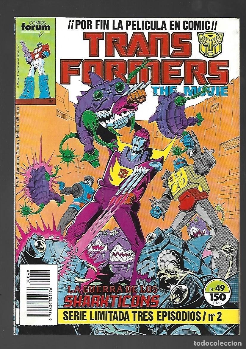 C&oacute;mics: Transformers, 49, 1989, Forum, muy buen estado. - Foto 1