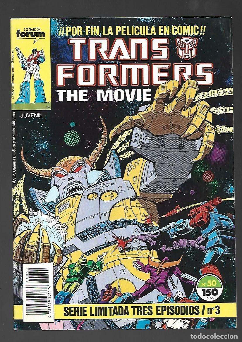 Comics : Transformers, 50, 1989, Forum, muy buen estado. Con poster