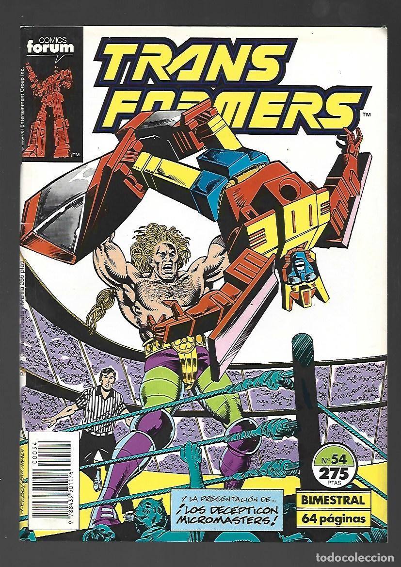 C&oacute;mics: Transformers, 54, 1990, Forum, muy buen estado. - Foto 1