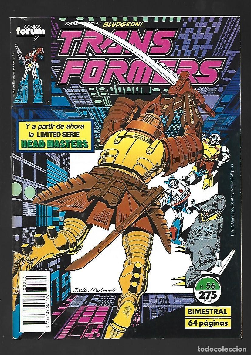 C&oacute;mics: Transformers, 56, 1990, Forum, muy buen estado. - Foto 1