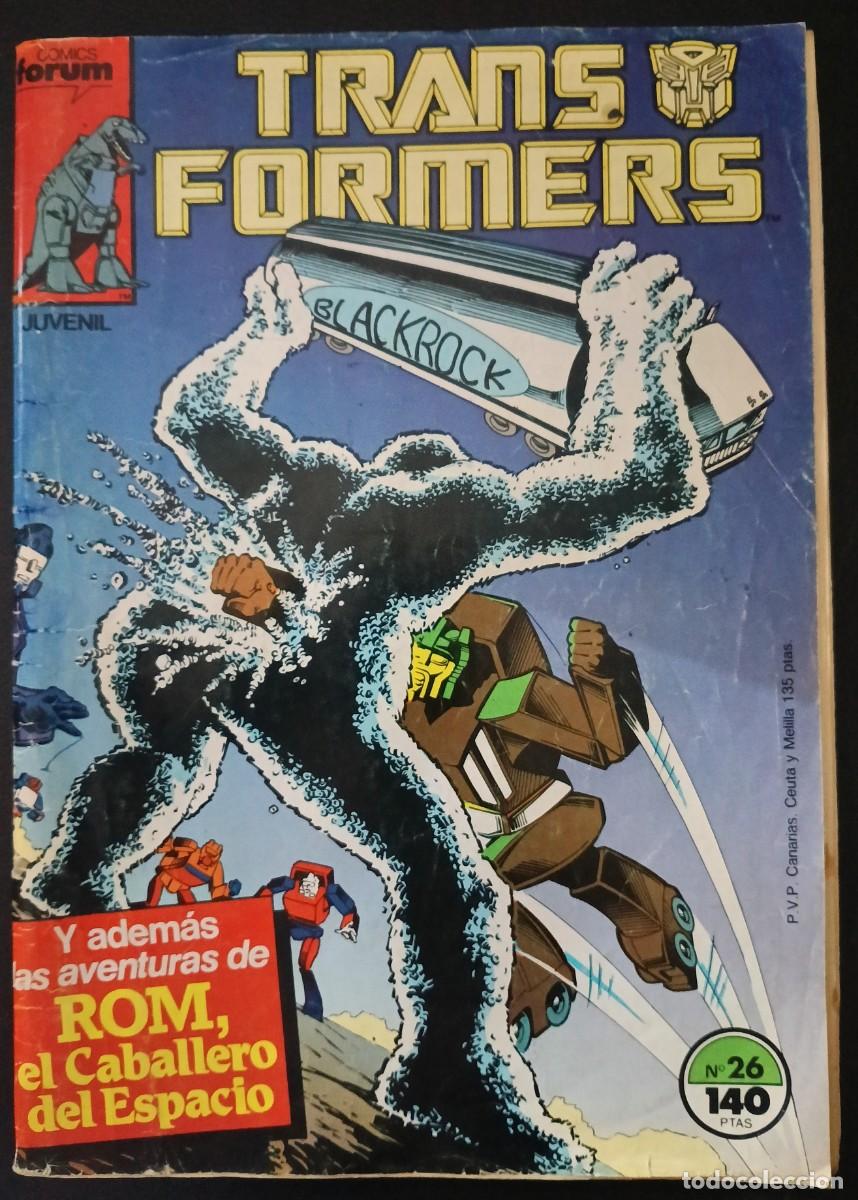 C&oacute;mics: TRANSFORMERS-FORUM- N&ordm; 26 -CON ROM-SAL BUSCEMA-1987-CASI CORRECTO-DIF&Iacute;CIL-VEA-LEA-1641