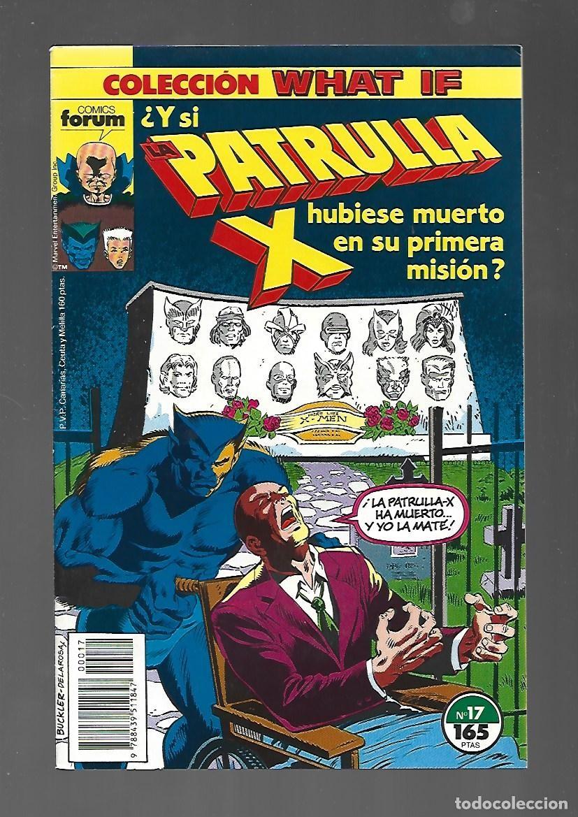 C&oacute;mics: What If, 12: &iquest; Y si la Patrulla X hubiese muerto en su primera misi&oacute;n?, 1990, Forum,. Con poster.