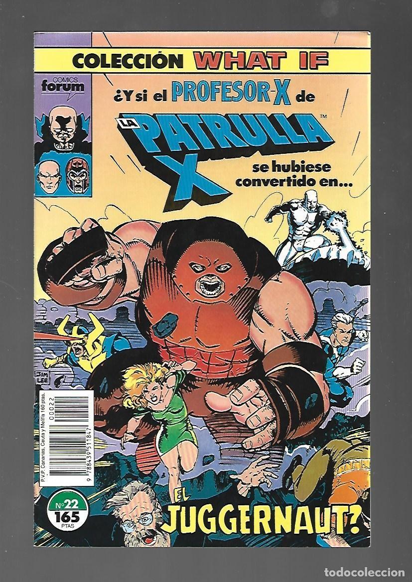 C&oacute;mics: What If, 22: &iquest; Y si el profesor X de la Patrulla X se hubiese convertido en Juggernau?, 1989, Forum.