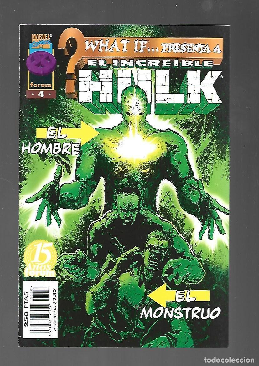 C&oacute;mics: What if, vol. 2, n&ordm; 4: el Increible Hulk, 1999, Forum, muy buen estado