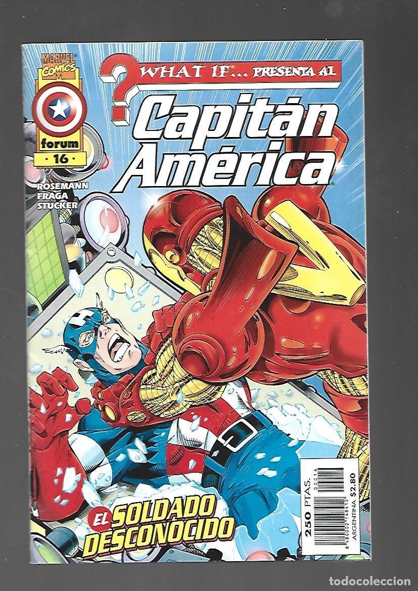 C&oacute;mics: What if, vol. 2, n&ordm; 16: Capit&aacute;n Am&eacute;rica, el soldado desconocido, 1999, Forum, muy buen estado