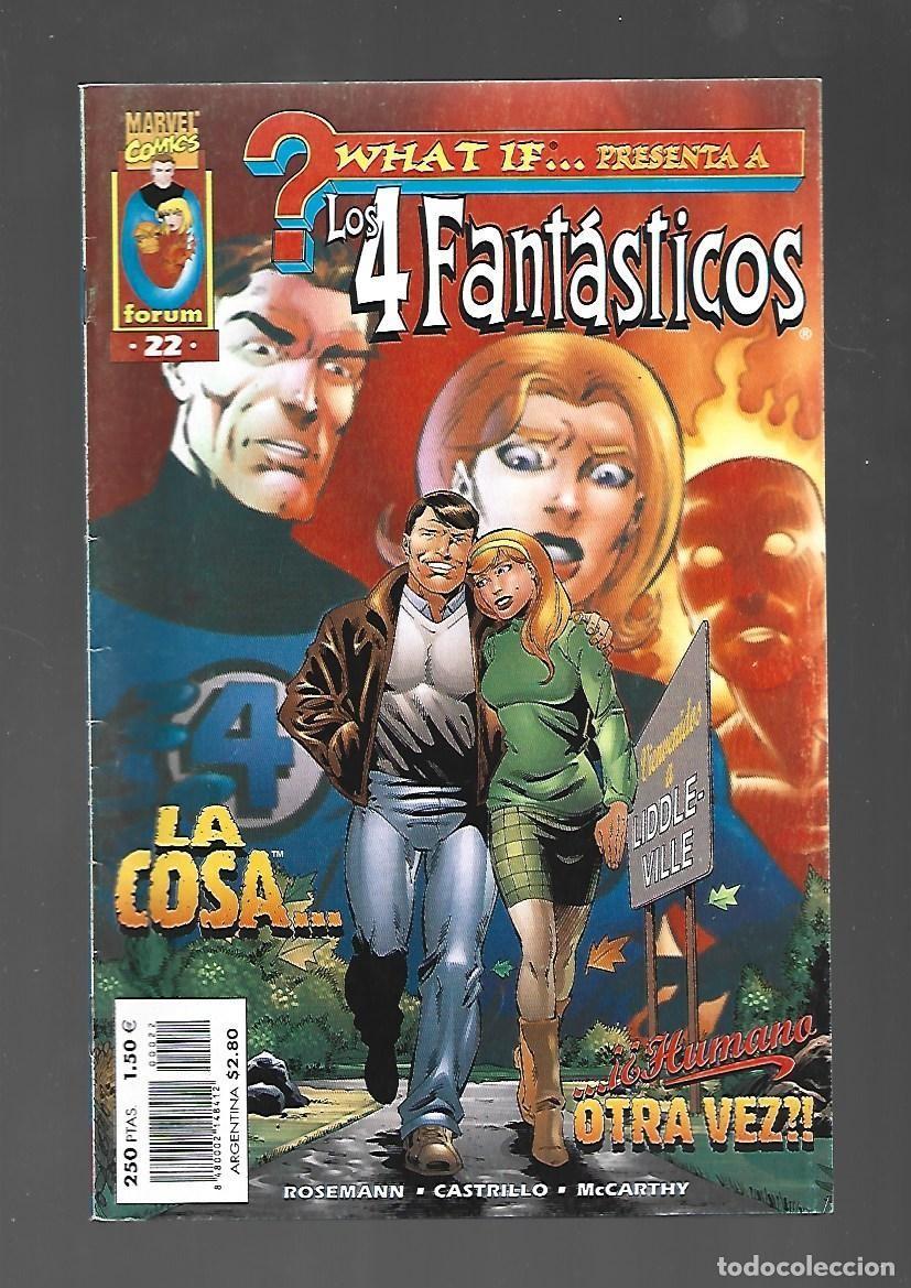 C&oacute;mics: What if, vol. 2, n&ordm; 17, los 4 fant&aacute;sticos: la Cosa ... humana otra vez, 1999, Forum, muy buen estado