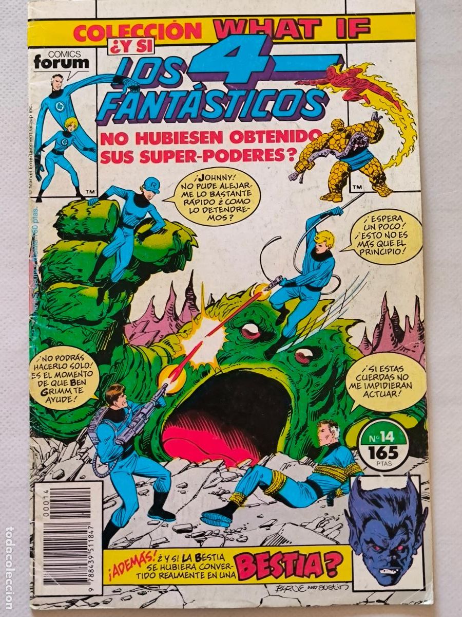 C&oacute;mics: WHAT IF N&ordm; 14 - &iquest;Y SI LOS 4 FANTASTICOS NO HUBIESEN OBTENIDO SUS SUPER-PODERES? - FORUM (FX)