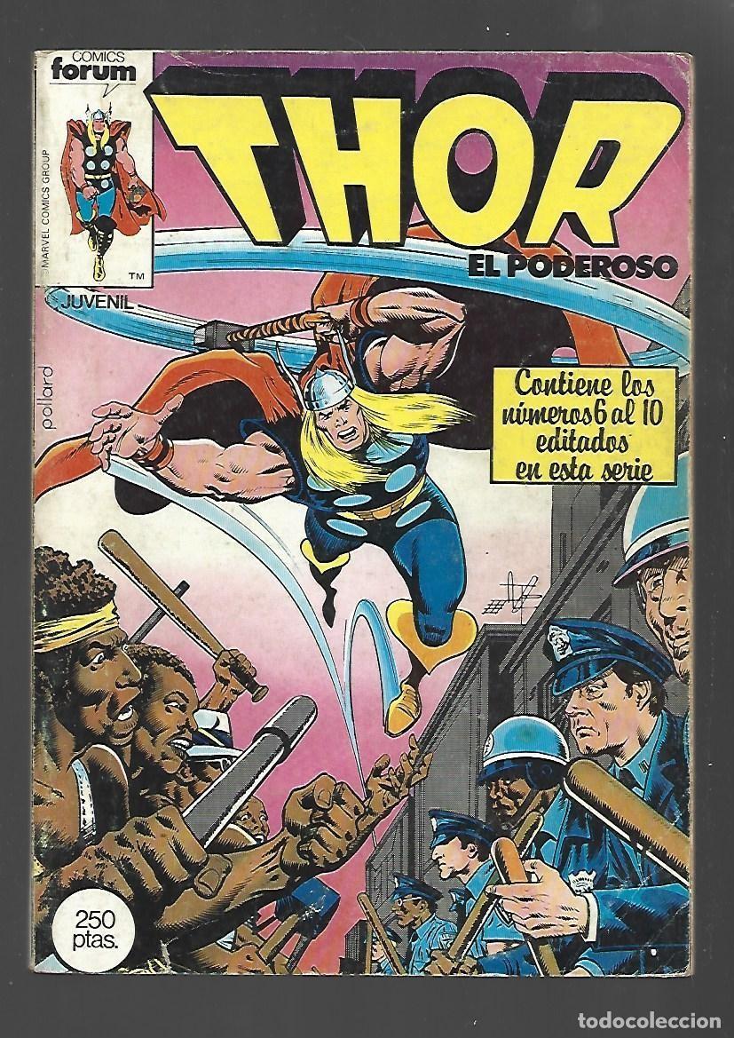 Comics: Thor, retapado 6 al 10, 1983, Forum, buen estado