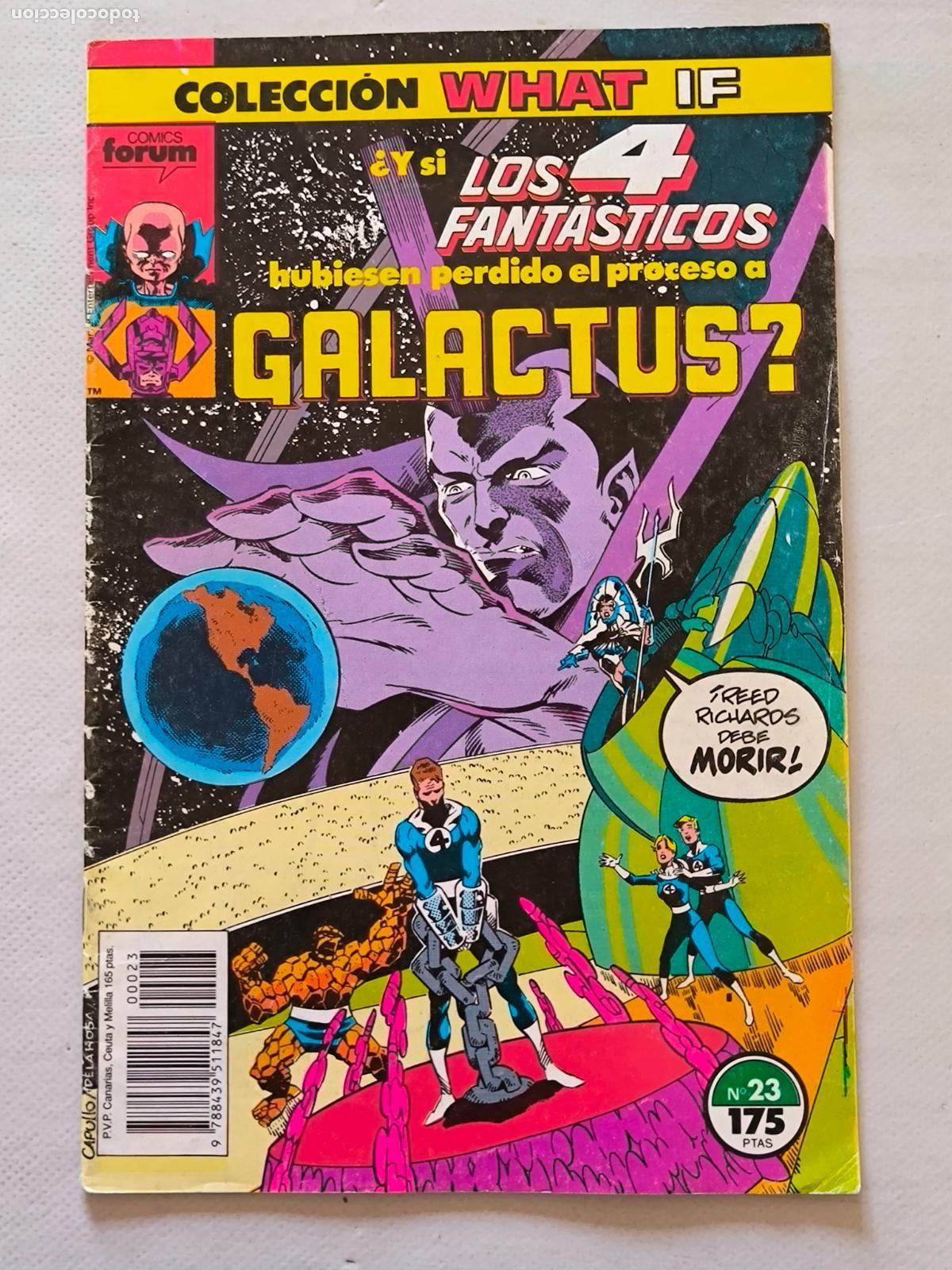 C&oacute;mics: WHAT IF N&ordm; 23 - &iquest;Y SI LOS 4 FANTASTICOS HUBIESEN PERDIDO EL PROCESO A GALACTUS? - FORUM (FX)